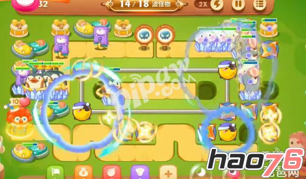 保卫萝卜3游乐场第4关金萝卜攻略 游乐场第4关怎么过